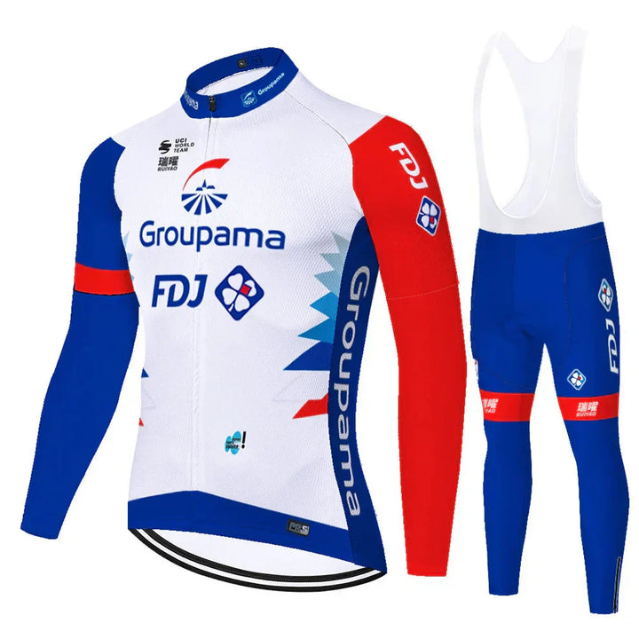 FDJ | Professional long-sleeve cycling kit