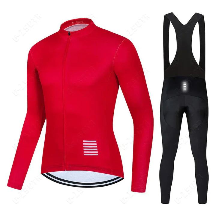 Professional long-sleeve cycling apparel