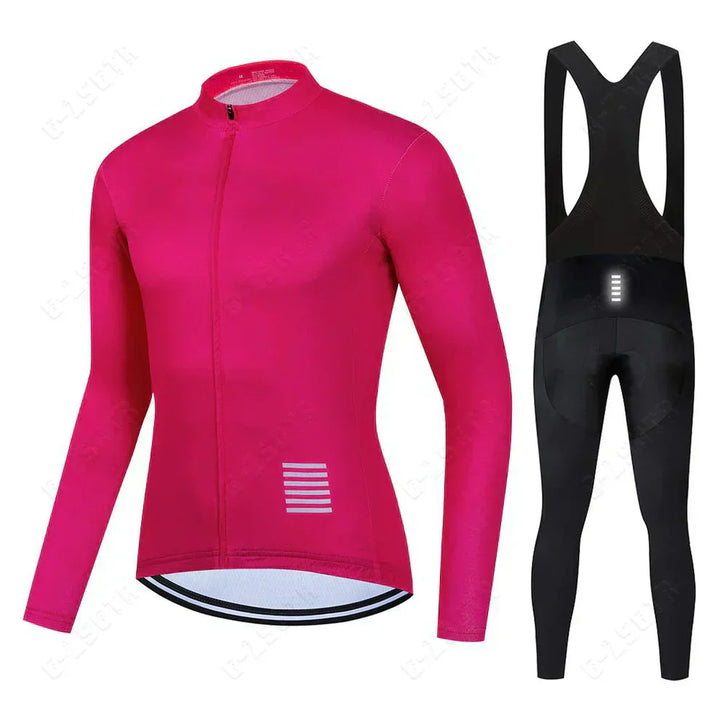 Professional long-sleeve cycling apparel