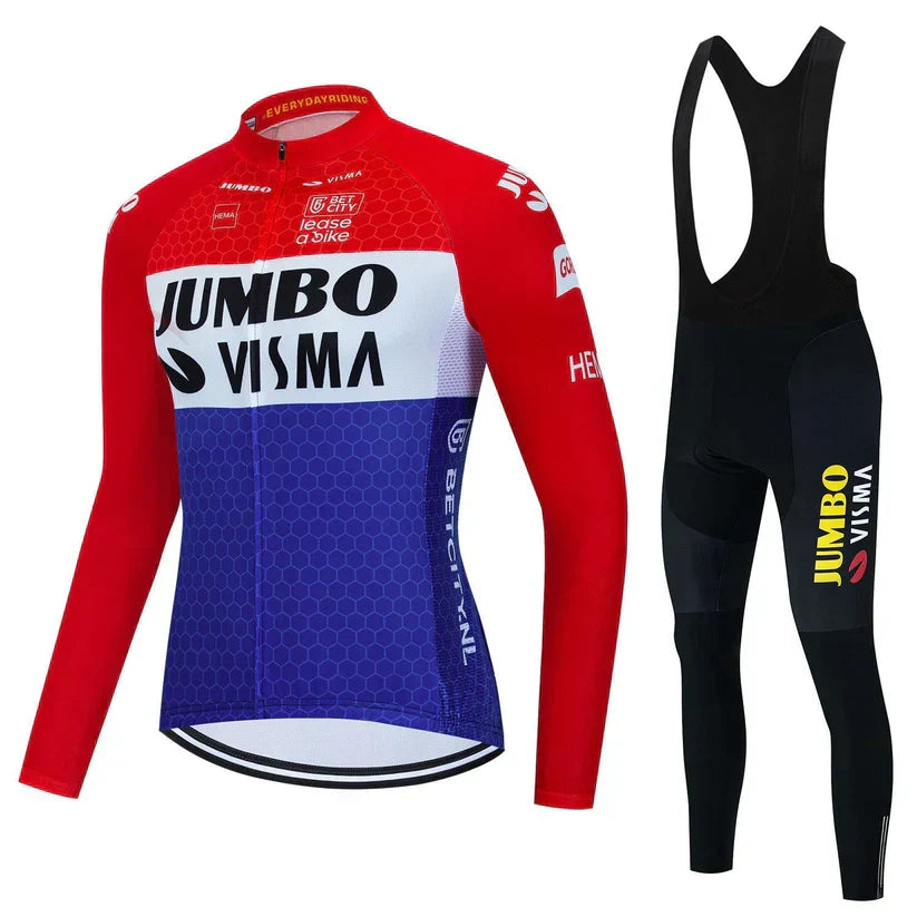 Jumbo-Visma | Professional long-sleeve cycling clothing set
