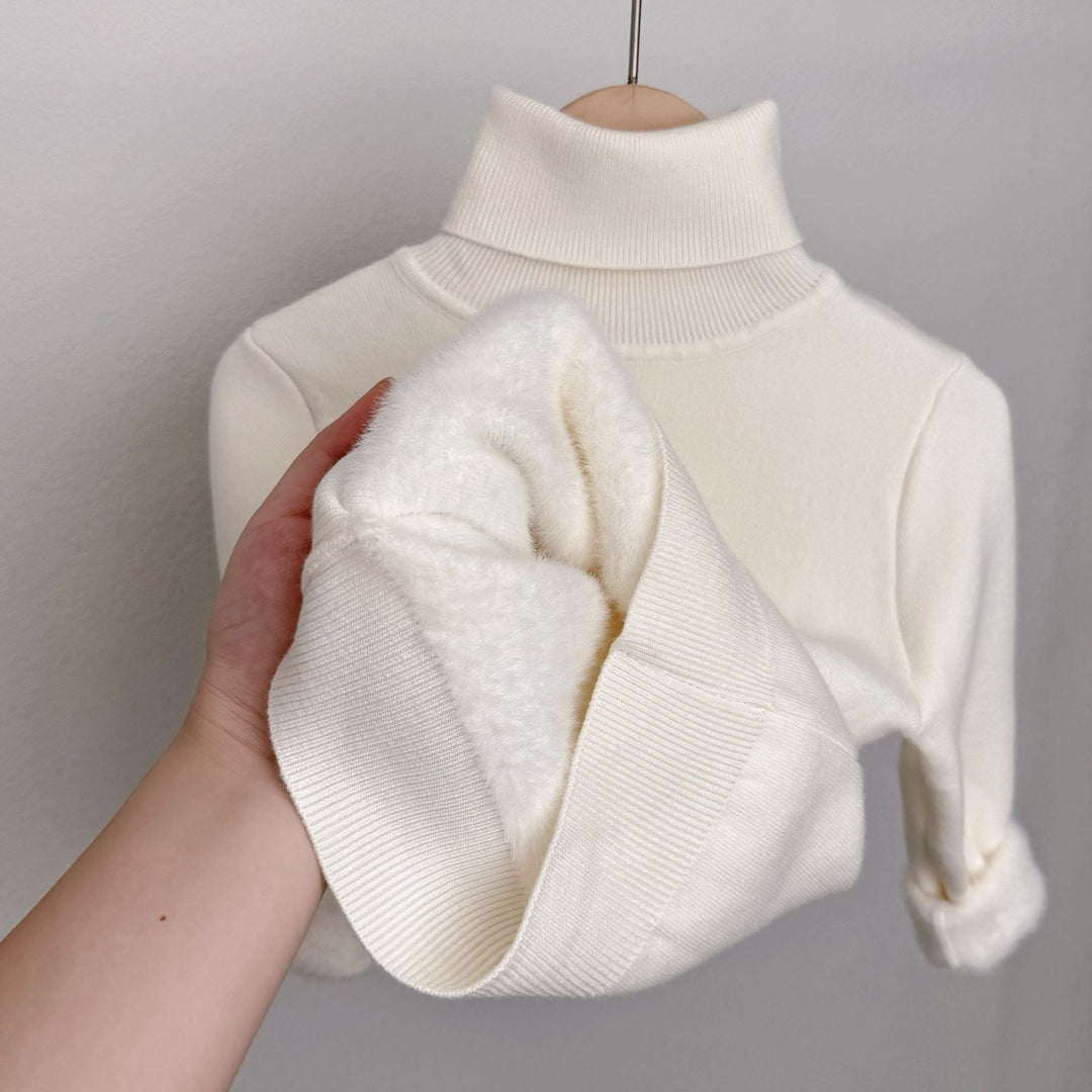 LUMI - Fleece-Lined Knit Sweater