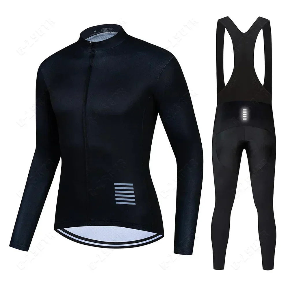 Professional long-sleeve cycling apparel