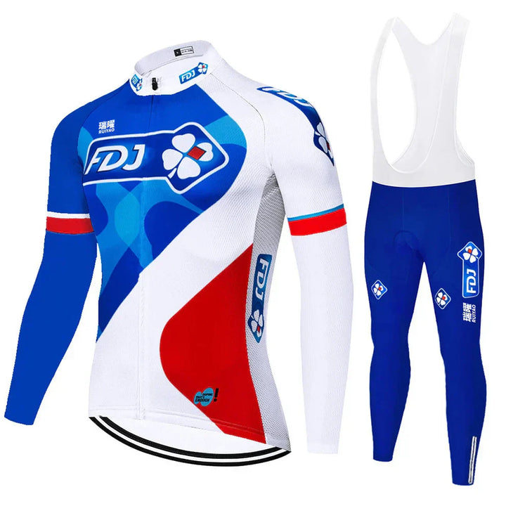 FDJ | Professional long-sleeve cycling kit