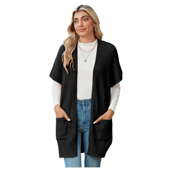 CASSAVA - Lightweight Open-Front Knit Cardigan