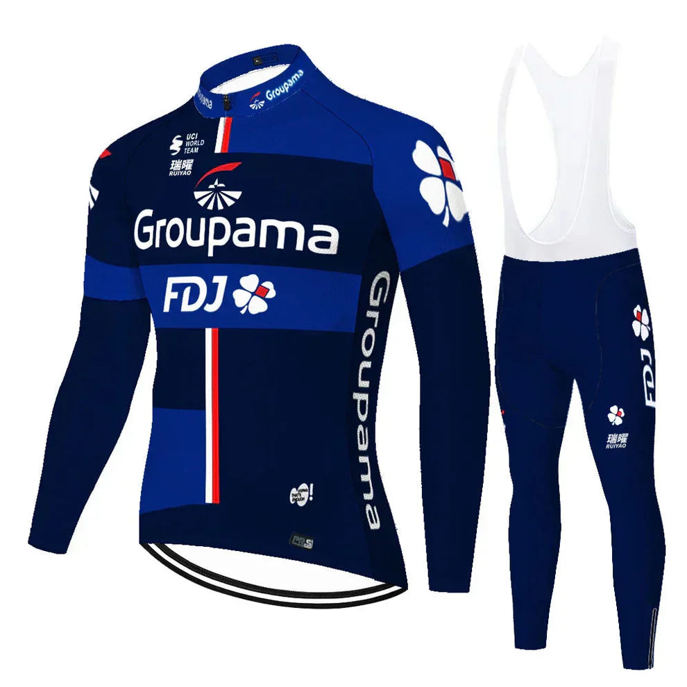 FDJ | Professional long-sleeve cycling kit