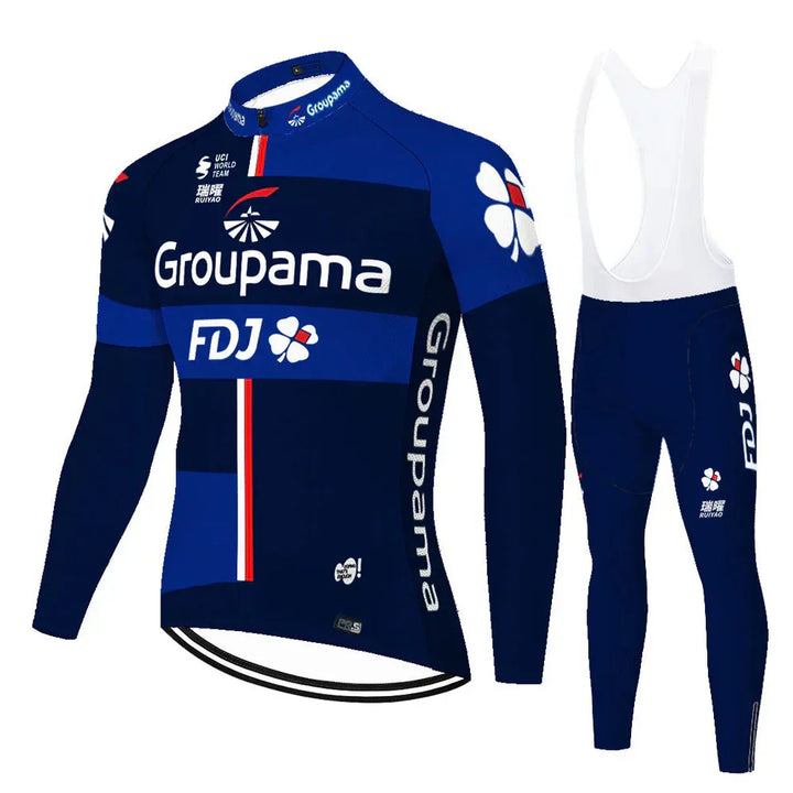 FDJ | Professional long-sleeve cycling kit