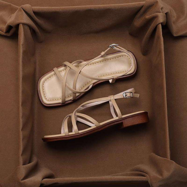 Vittoria Strap Sandals | Orthopedic Cushioned, Vegan Leather