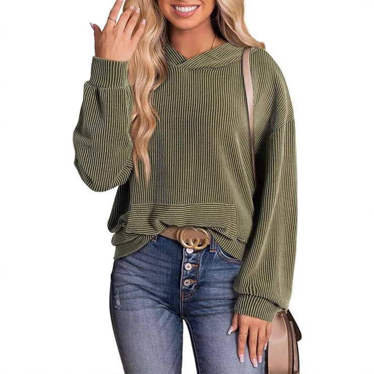 FORTUNA - Cozy Soft Casual Long Sleeve Hoodie