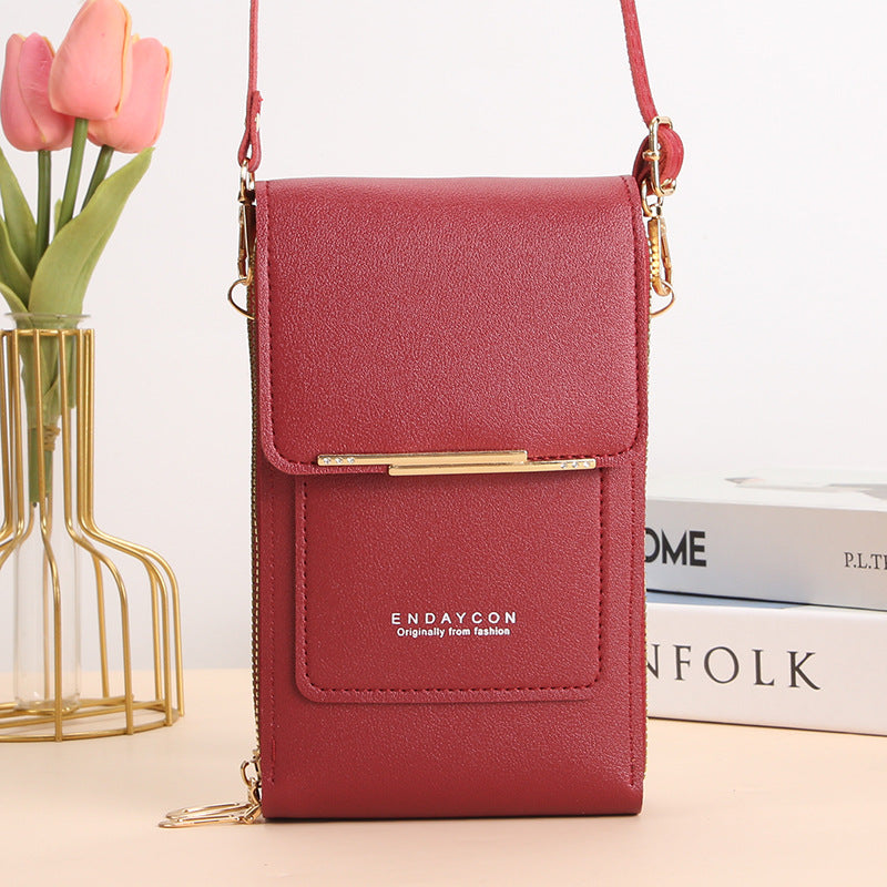 Zaley – Stylish Mobile Phone Messenger Bag with Touch Screen