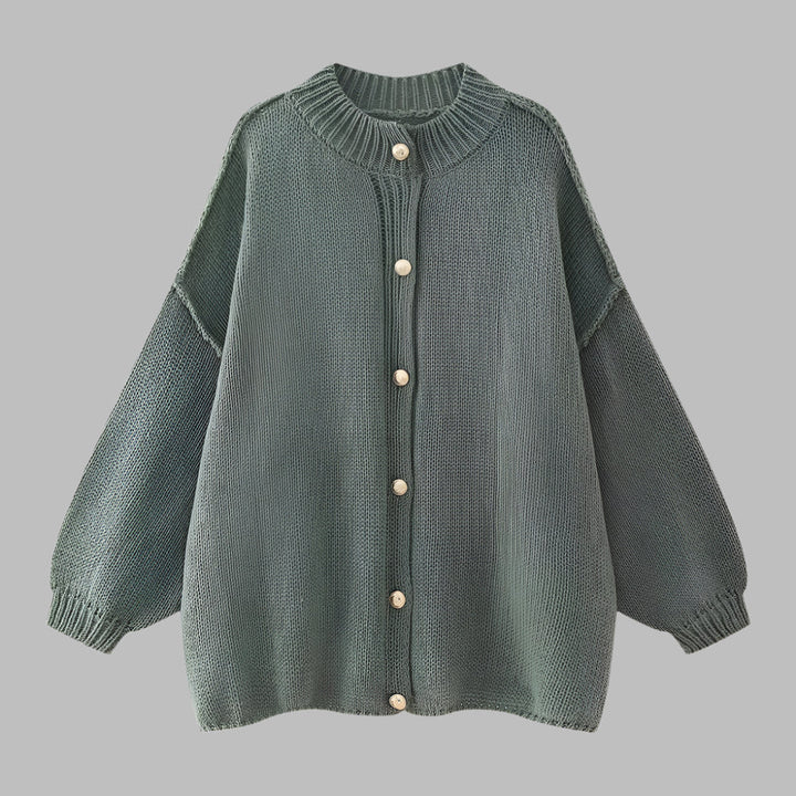 GANI ? Classic Botton-Up Long Sleeve Cardigan