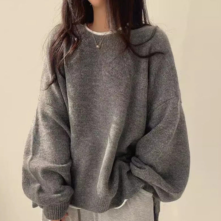 BILOG - Casual Long Sleeve Round Neck Sweater