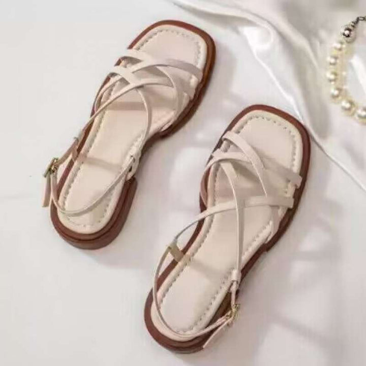 Vittoria Strap Sandals | Orthopedic Cushioned, Vegan Leather