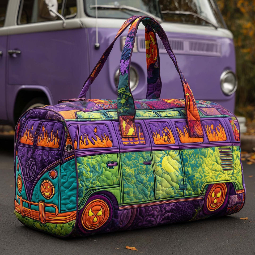 Hippie Van Quilted Duffle Bag