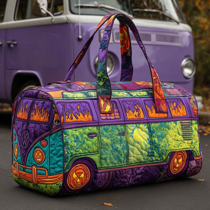 Hippie Van Quilted Duffle Bag