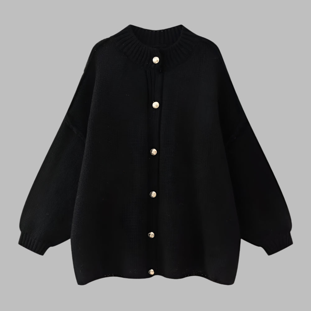 GANI ? Classic Botton-Up Long Sleeve Cardigan