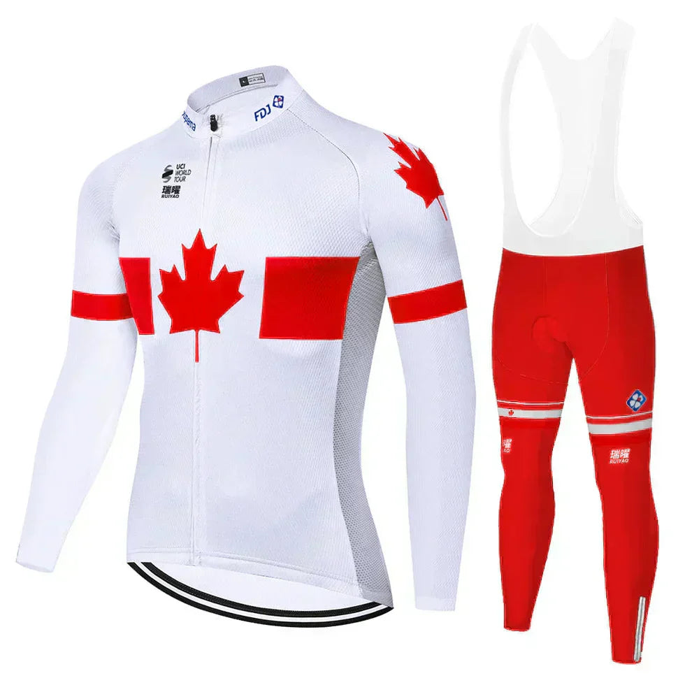 FDJ | Professional long-sleeve cycling kit