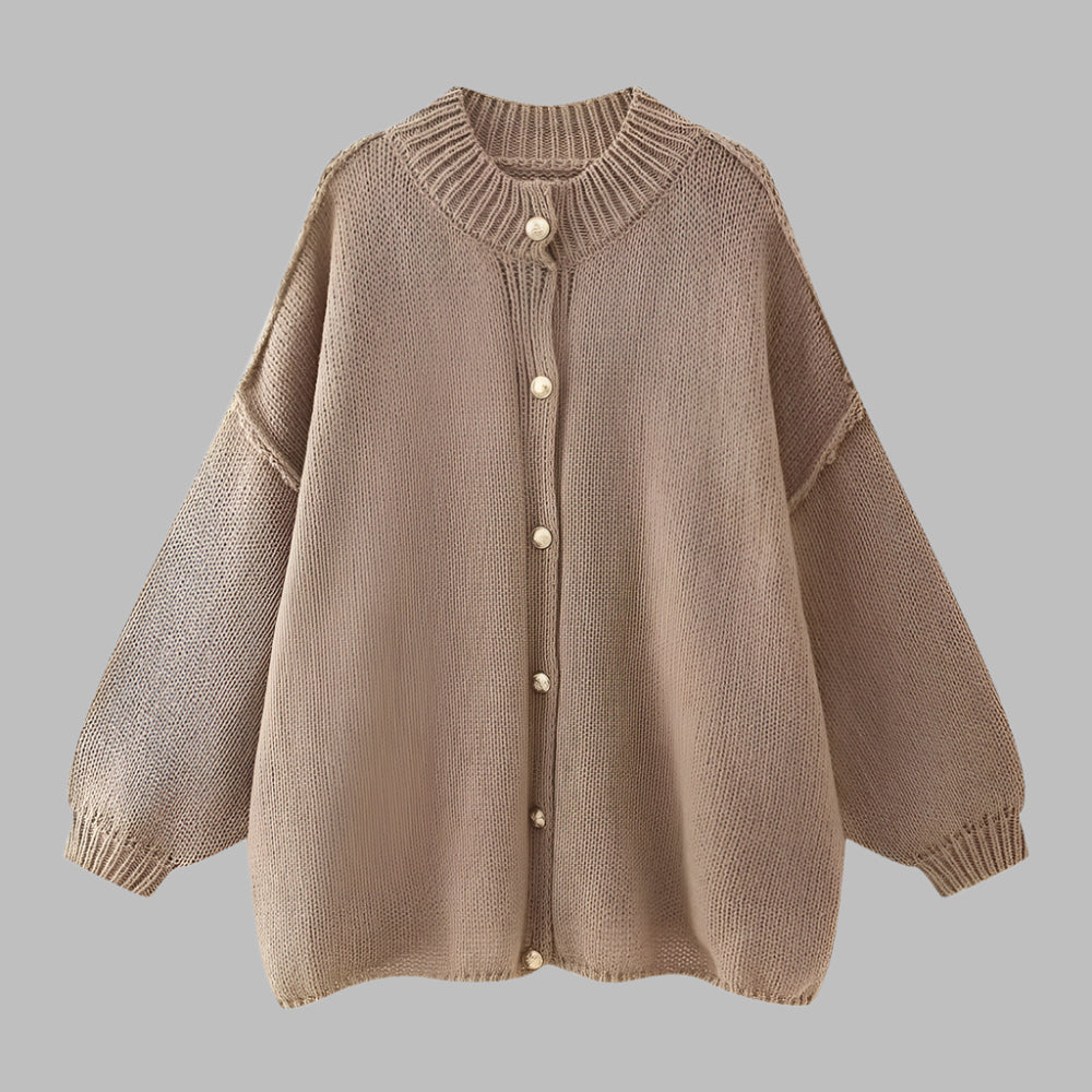 GANI ? Classic Botton-Up Long Sleeve Cardigan