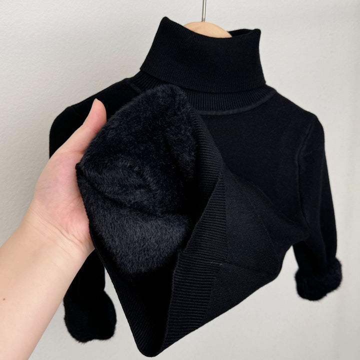 LUMI - Fleece-Lined Knit Sweater