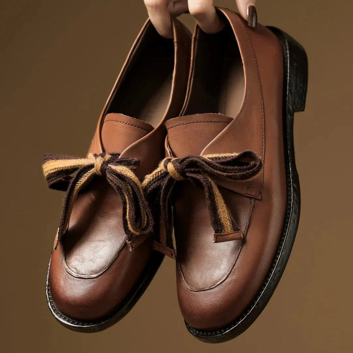 Heather | Leather Loafers