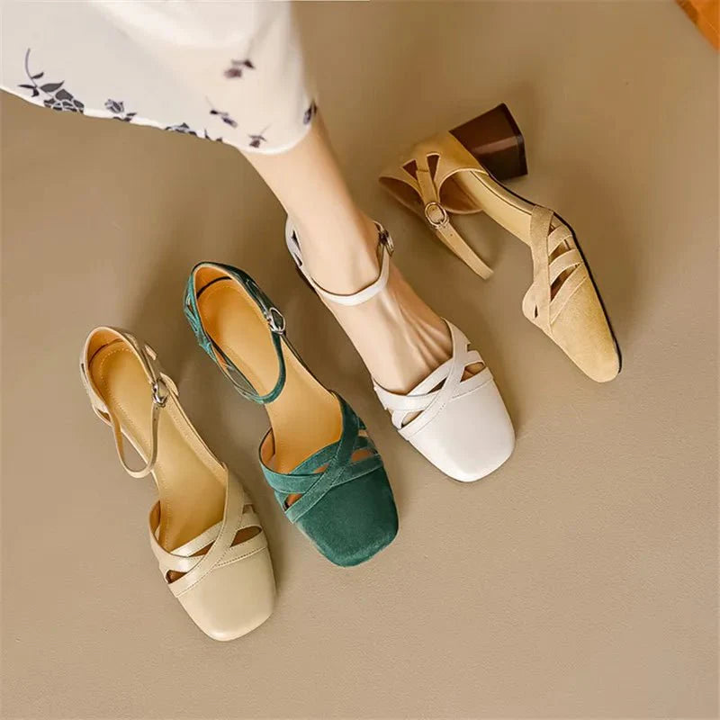 Arden | Suede Heel