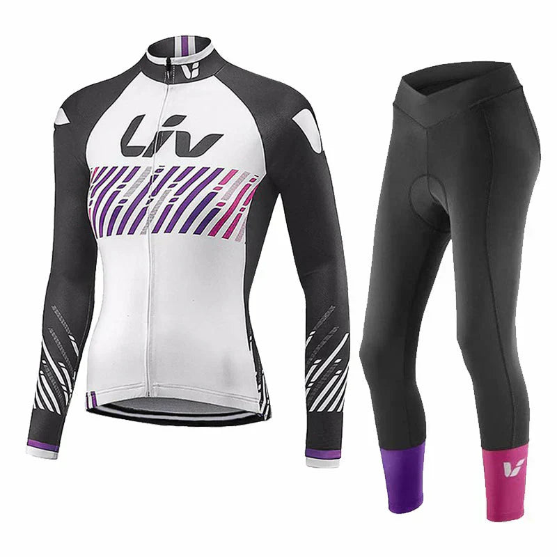 LIV 2K24 | PRO women's winter cycling clothing set