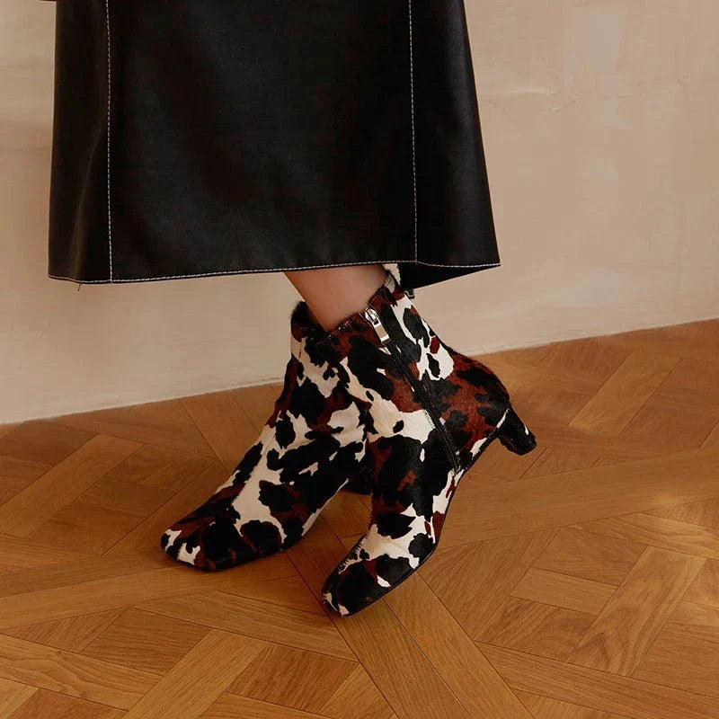Anke | Sutton Calf Hair Ankle Boots