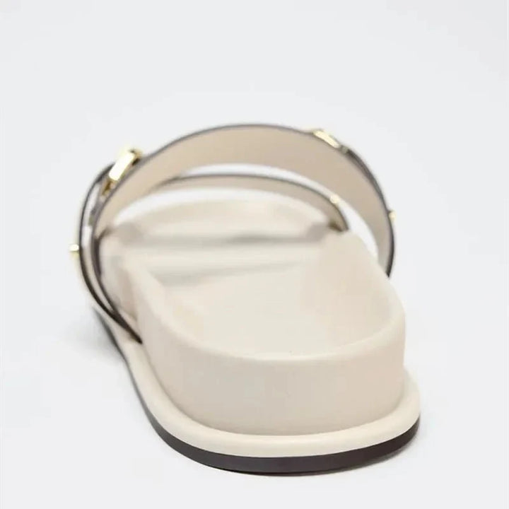 Maribel | Twin Strap Flats