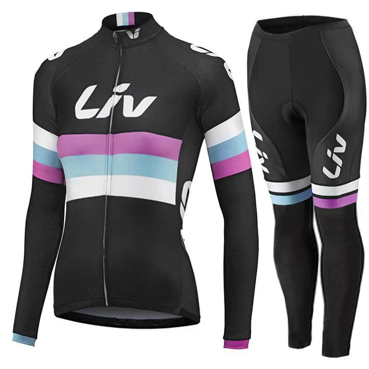 LIV 2K24 | PRO women's winter cycling clothing set