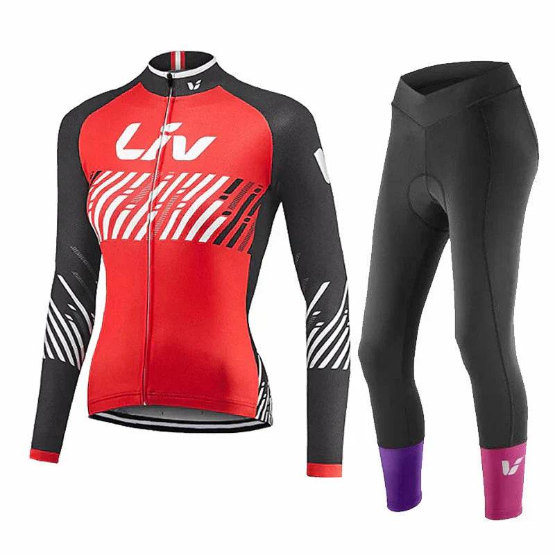 LIV 2K24 | PRO women's winter cycling clothing set