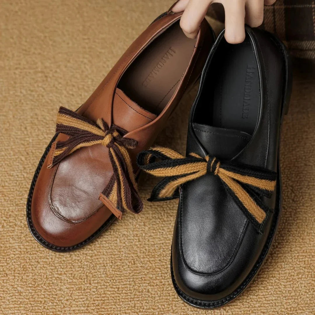 Heather | Leather Loafers