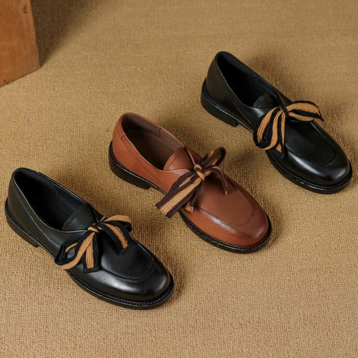 Heather | Leather Loafers