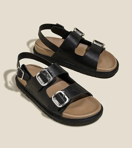 Andrea | Rose Strap Sandals