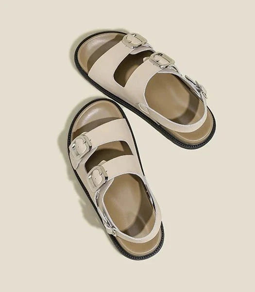 Andrea | Rose Strap Sandals