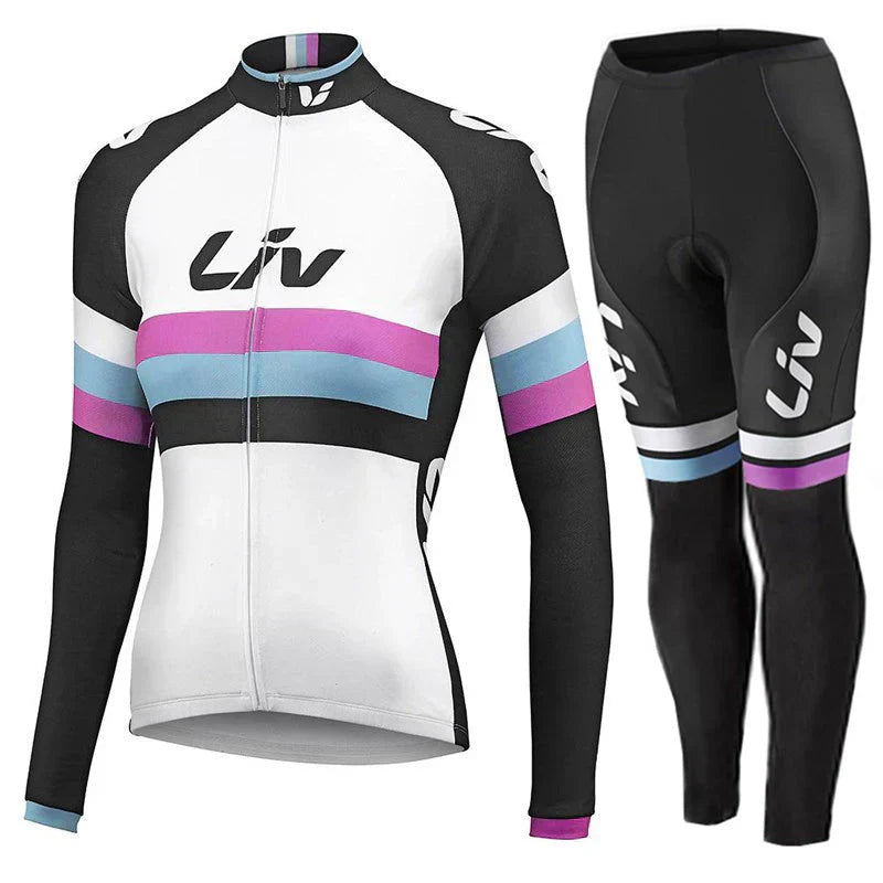 LIV 2K24 | PRO women's winter cycling clothing set