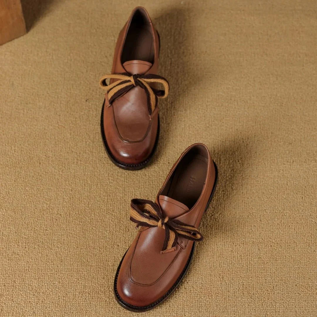 Heather | Leather Loafers