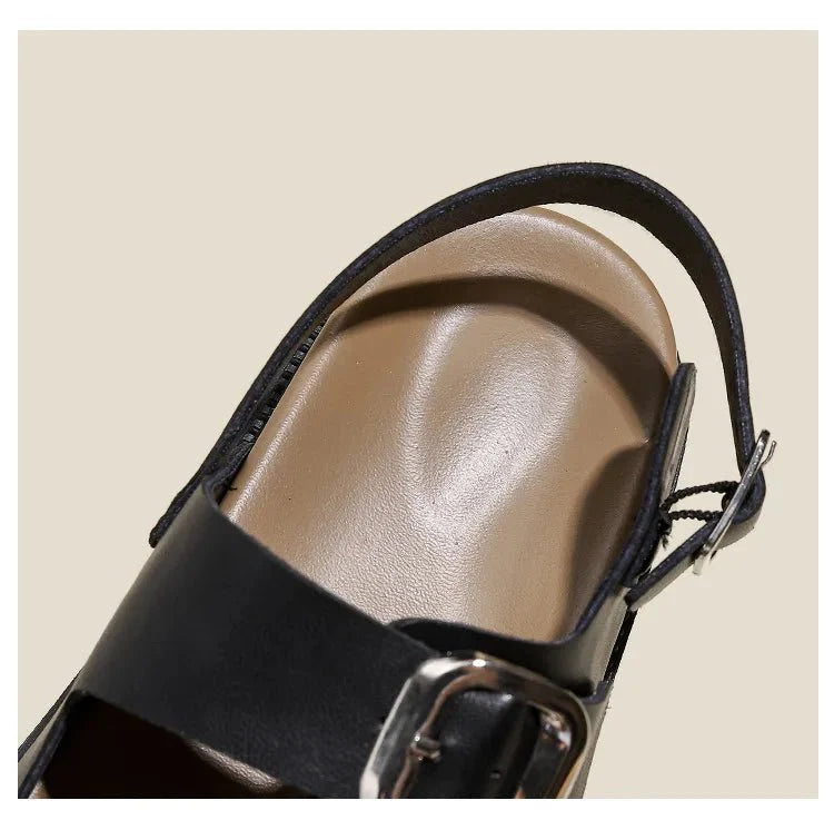 Andrea | Rose Strap Sandals