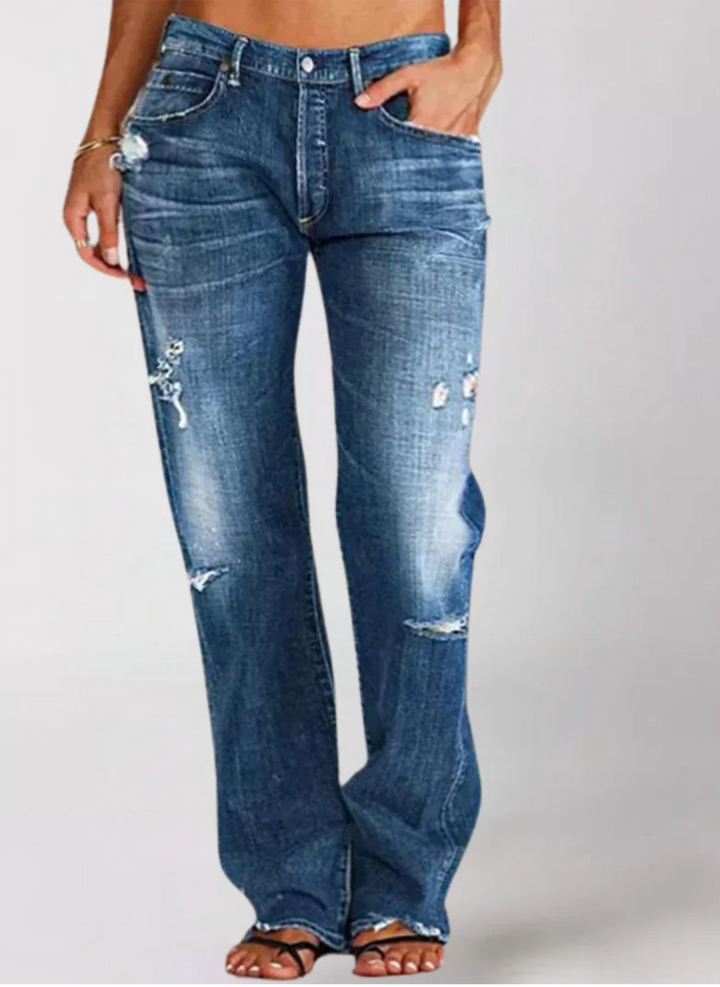 Brit & Boho™️ | Alicia Loose Wide-Leg Denim Jeans