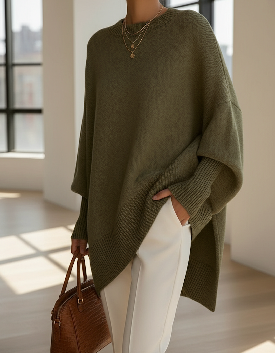 Aluna™ Oversized Jumper | Effortless Comfort & Relaxed Elegance