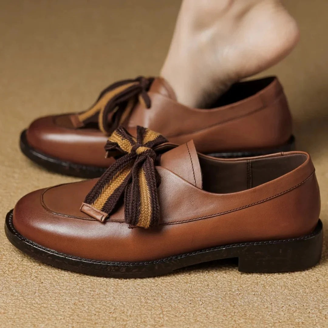 Heather | Leather Loafers