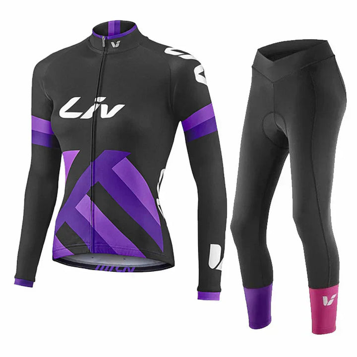 LIV 2K24 | PRO women's winter cycling clothing set