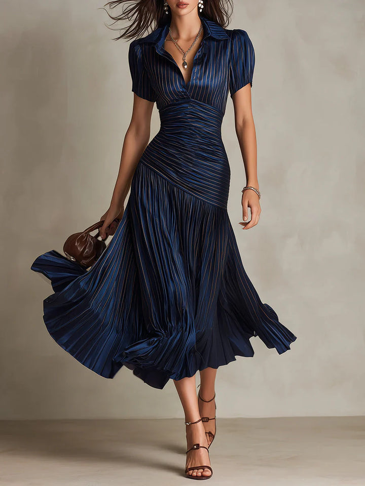 Firenze | Vintage Elegant Chiffon Maxi Dress