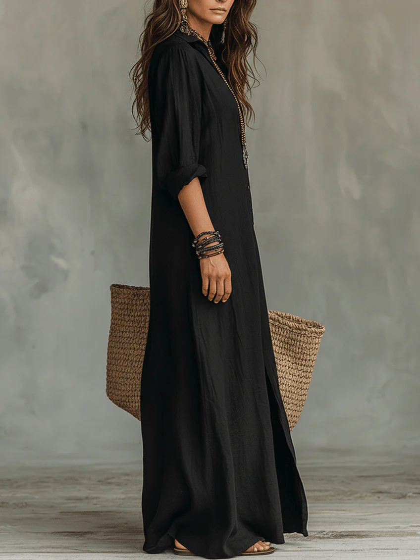 Sienna™ Women's Maxi Shirt Dress