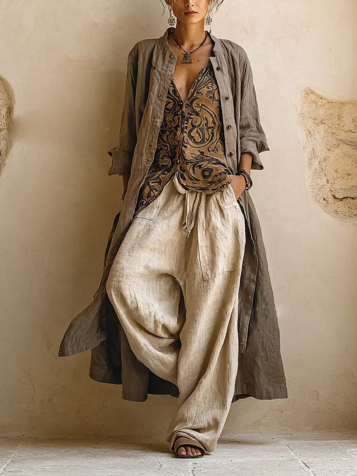 Celine - 3-piece linen set