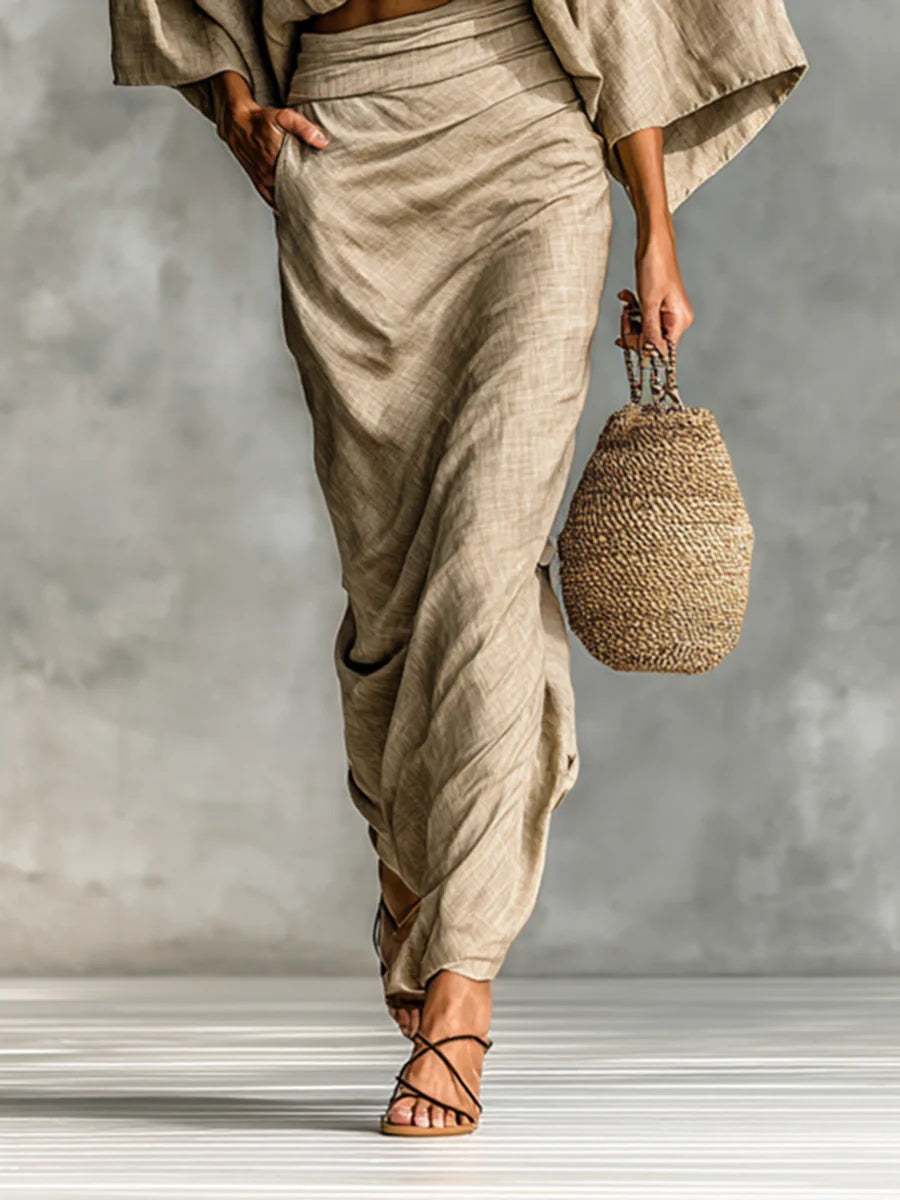 Amara™ Relaxed Two-Piece Set | Effortless Elegant Co-Ord
