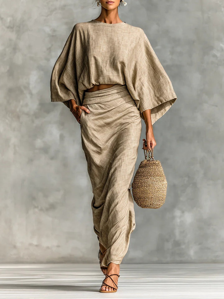 Amara™ Relaxed Two-Piece Set | Effortless Elegant Co-Ord