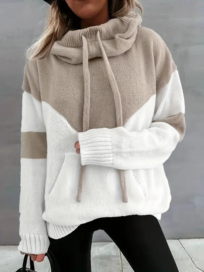 RÖONA - Dual-Tone Cosy Hoodie