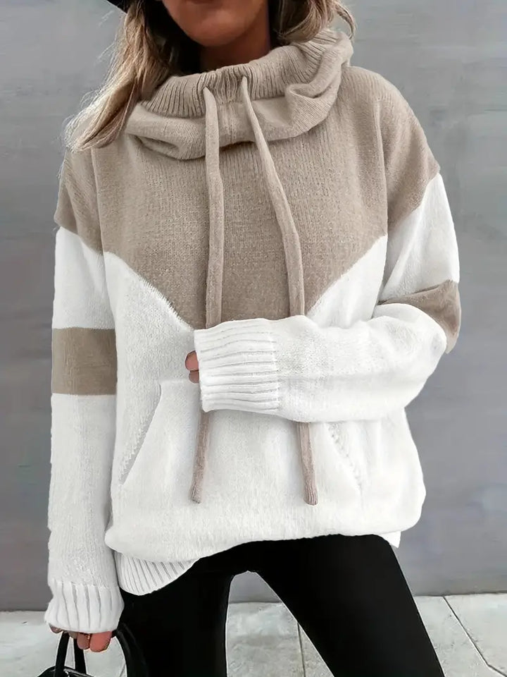 RÖONA - Dual-Tone Cosy Hoodie