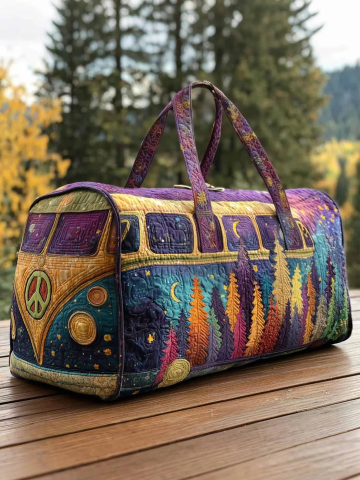 Wander Roads Quilted Duffle Bag