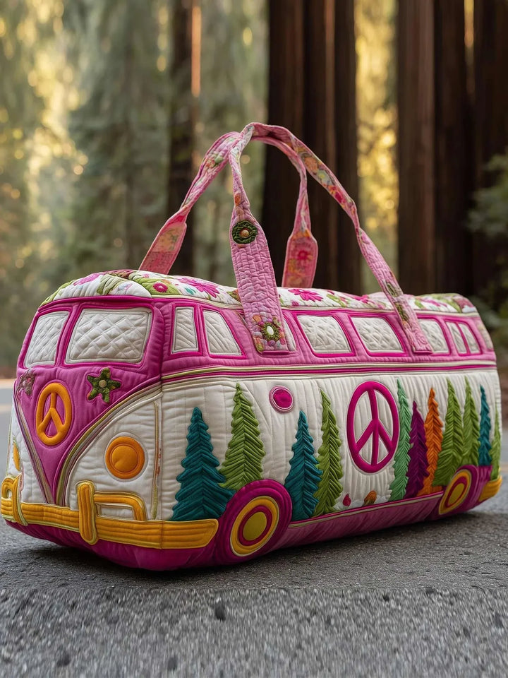 Camping Van Quilted Duffle Bag