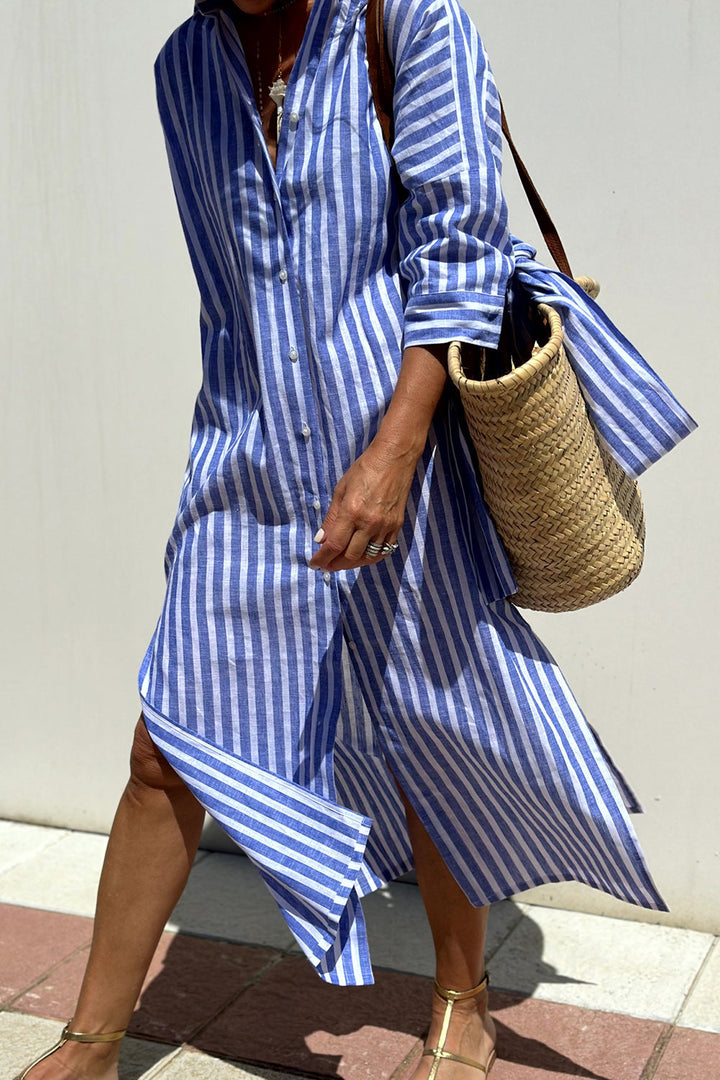 Sophia | The Must-Have Striped Shirt Dress
